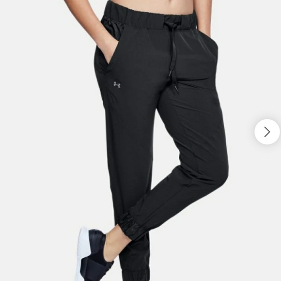 under armour storm joggers black